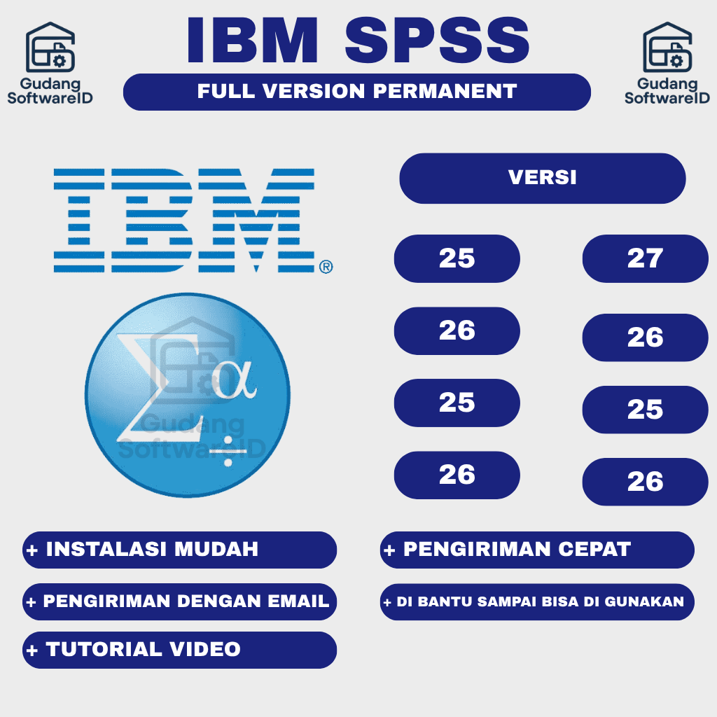IBM SPSS ( WINDOWS & MAC )